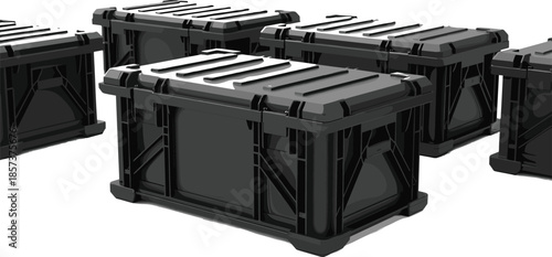 Black silhouette collection of businessmen in suits walking standing and gesturing in various professional poses for corporate office and leadership