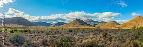 Obraz na plátně View of Arid desert landscape in the Karoo