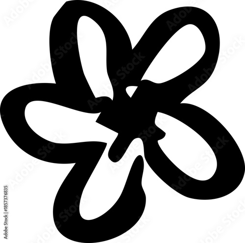 Hand Drawn Flower, Whimsical Wedding Illustration