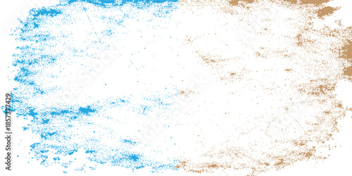 Blue abstract grunge textured background with vintage paper and wall patterns