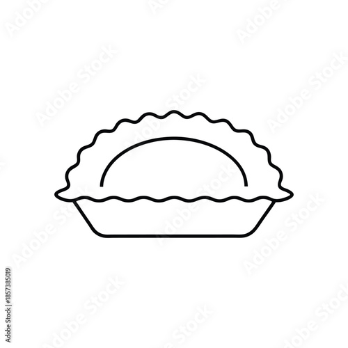 Ravioli mold tray outline vector kitchen pasta tool on white background Vector illustration