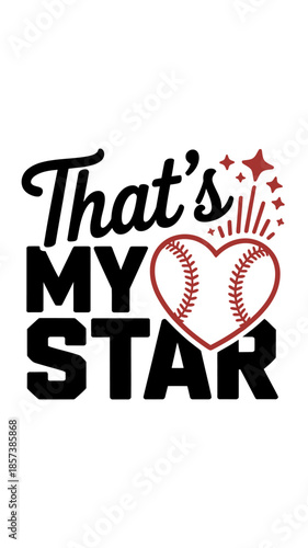 Baseball Star Graphic Design