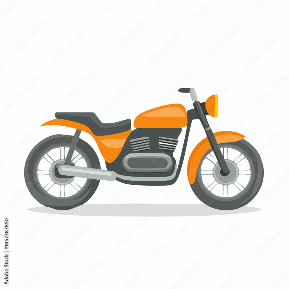 Obraz premium motorcycle isolated on white background