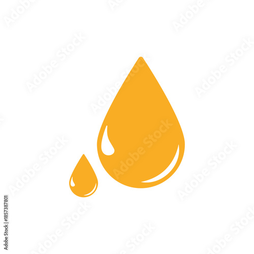 drop oil water liquid icon vector design template