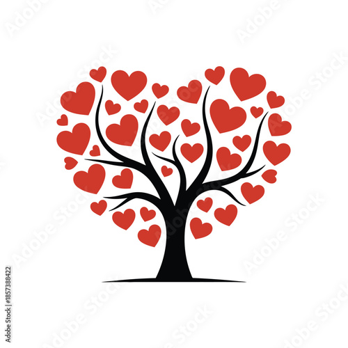 tree with heart