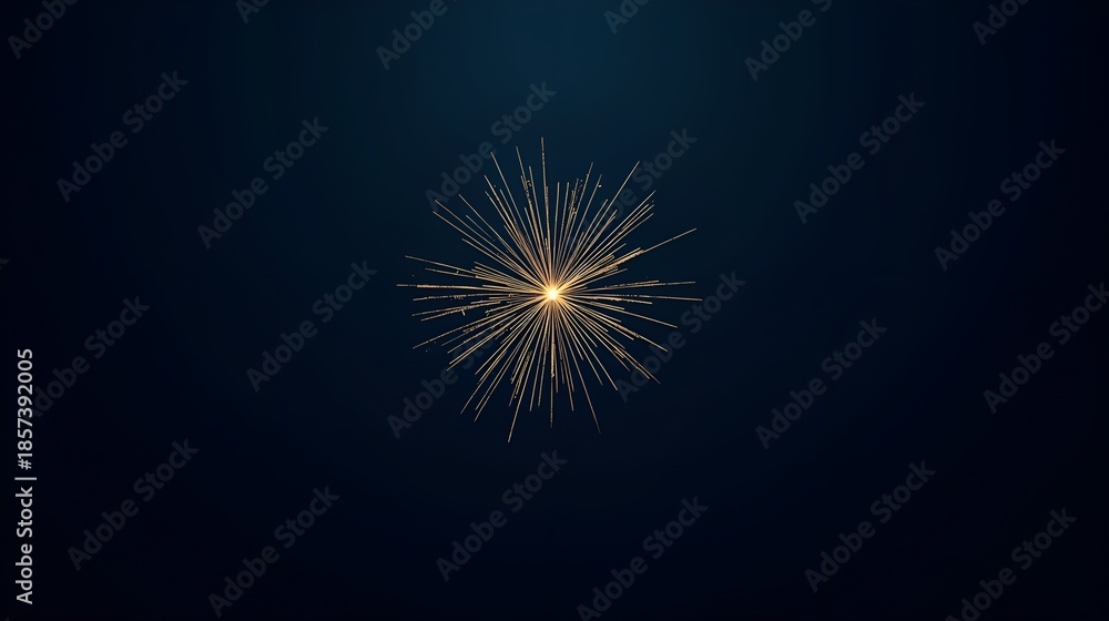 Fototapeta premium Fireworks in the night at sky 