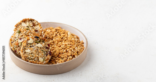 Homemade granola cookies