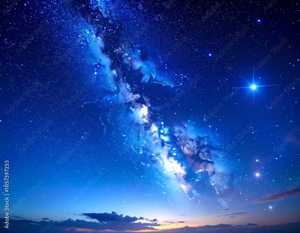 Fototapeta premium starry night sky