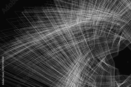 abstract lines design on black background wave light wallpaper illustration line EPS 10