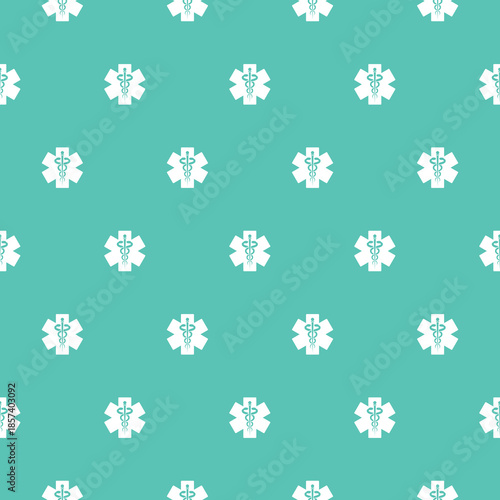 Medical Symbol seamless pattern isolated on white background