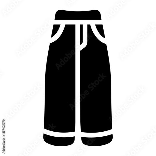 Skinny jeans Solid icon