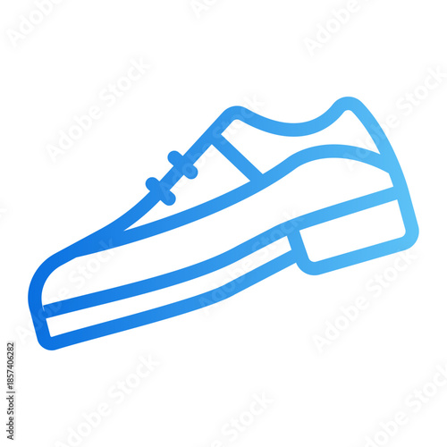 Shoe  Line Gradient Icon