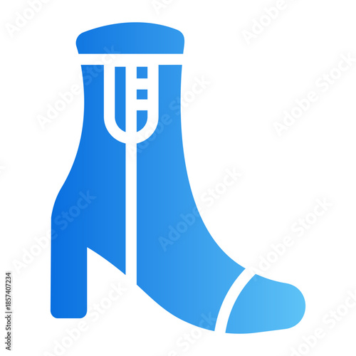 Ankle boots Line Gradient Icon
