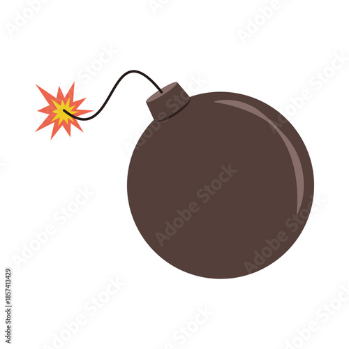 Military explosive weapons and danger icons collection set