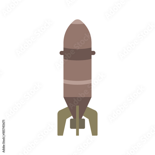 Military explosive weapons and danger icons collection set