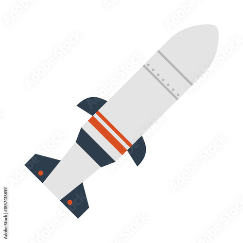 Military explosive weapons and danger icons collection set