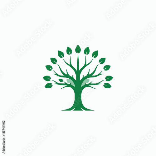 Family tree logo vector template with heritage concept professional design