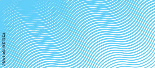 Blue wave line pattern abstract background for backdrop or fabric style