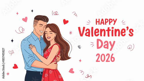 Excited Red Ring Box Character with Heart-Shaped Diamond Ring, Kawaii Engagement and Wedding Proposal Illustration for Jewelry Shop