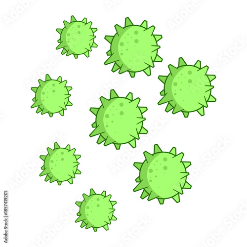 Zoster Virus Illustration