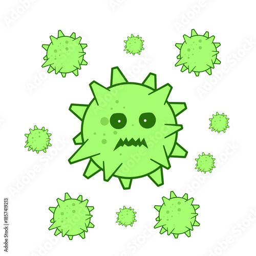 Zoster Virus Illustration