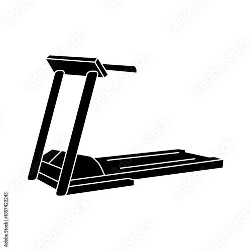 Treadmill Icon Glyph