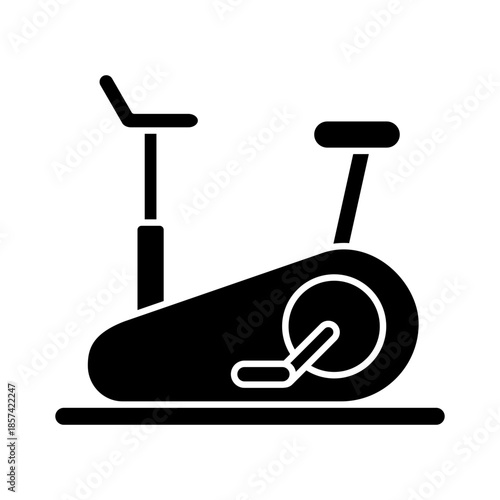 Cycling Gym Icon Glyph