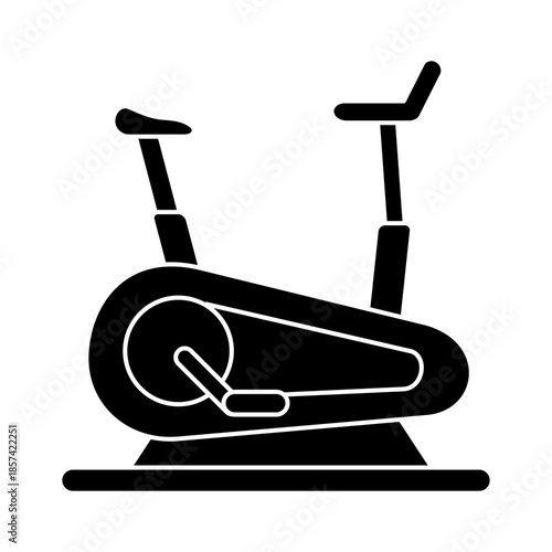 Cycling Gym Icon Glyph