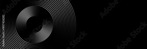 Abstract Particle Technology Background Design. Abstract wave moving point flow particles, high tech background design for brochure, flyer, magazine, business card, banner. Vector