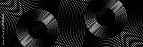 Abstract Particle Technology Background Design. Abstract wave moving point flow particles, high tech background design for brochure, flyer, magazine, business card, banner. Vector