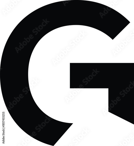 Letter G minimalist logo