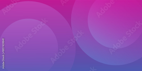 Vibrant Purple Gradient With Circular Overlays Creating Modern Abstract Background For Design Projects And Stock Footage