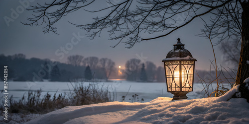 Soft Ambient Winter Light Overlays with Smooth Tonal Transitions