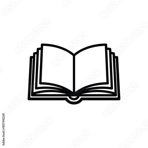 book icon set vector. Linear icon set.