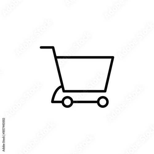 This icon is perfect for use in websites, mobile apps, user interfaces, promotional materials, dashboards, and any digital platform that involves shopping