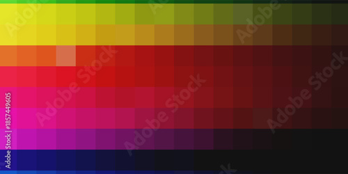 Vector of gradient of color sign of LGBT. Colorful arranged light to dark.