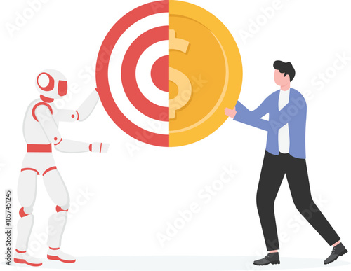 AI and Human Aligning Strategy for Financial Goals 
