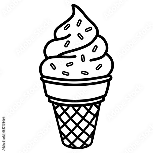 Soft Served Simple Illustration 