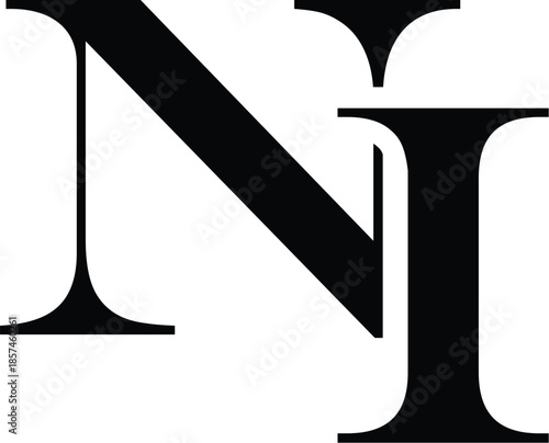 Letter NI clothing logo