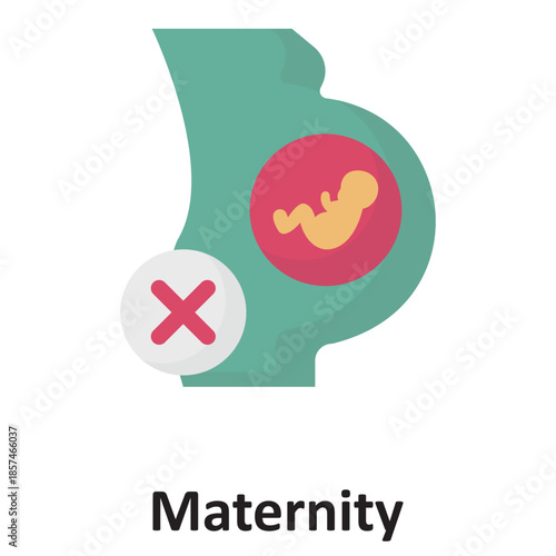 Maternity Icon Vector Icon which can easily modify or edit
