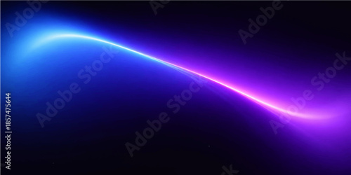 A vibrant digital wallpaper featuring a bright blue spotlight glowing against a dark space backdrop with motion rays and energy waves across a black night sky design