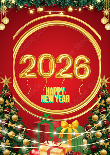 Red and Green new year