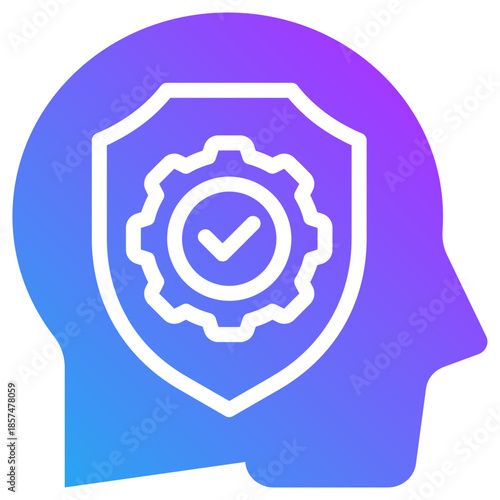 Belief icon for coaching, business, website, application, printing, document, poster design, etc