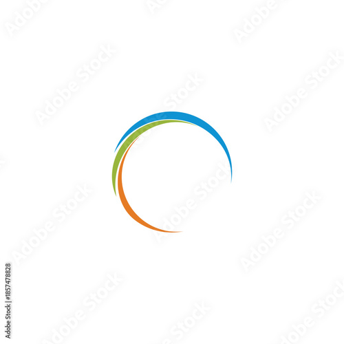 Swirl logo or icon design