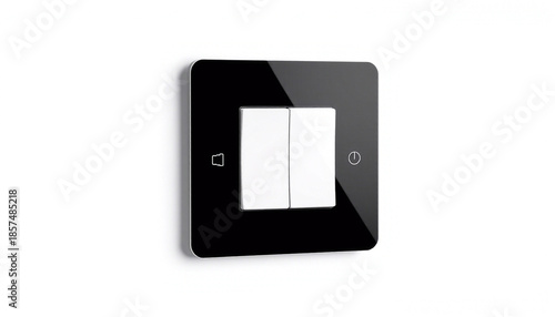 Luxury Smart Light Switch on White Background
