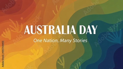 Australia day celebration background with patriotic theme