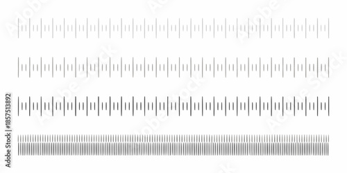 Visual representation of sound waves a series of graphic equalizer lines