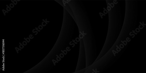 Black gray satin dark fabric texture luxurious shiny that is abstract silk cloth background with patterns soft waves blur beautiful.