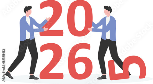 New year 2026, eps 10