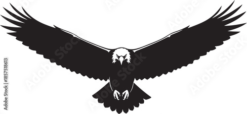 Flying Eagle Silhouette Vector Bundle